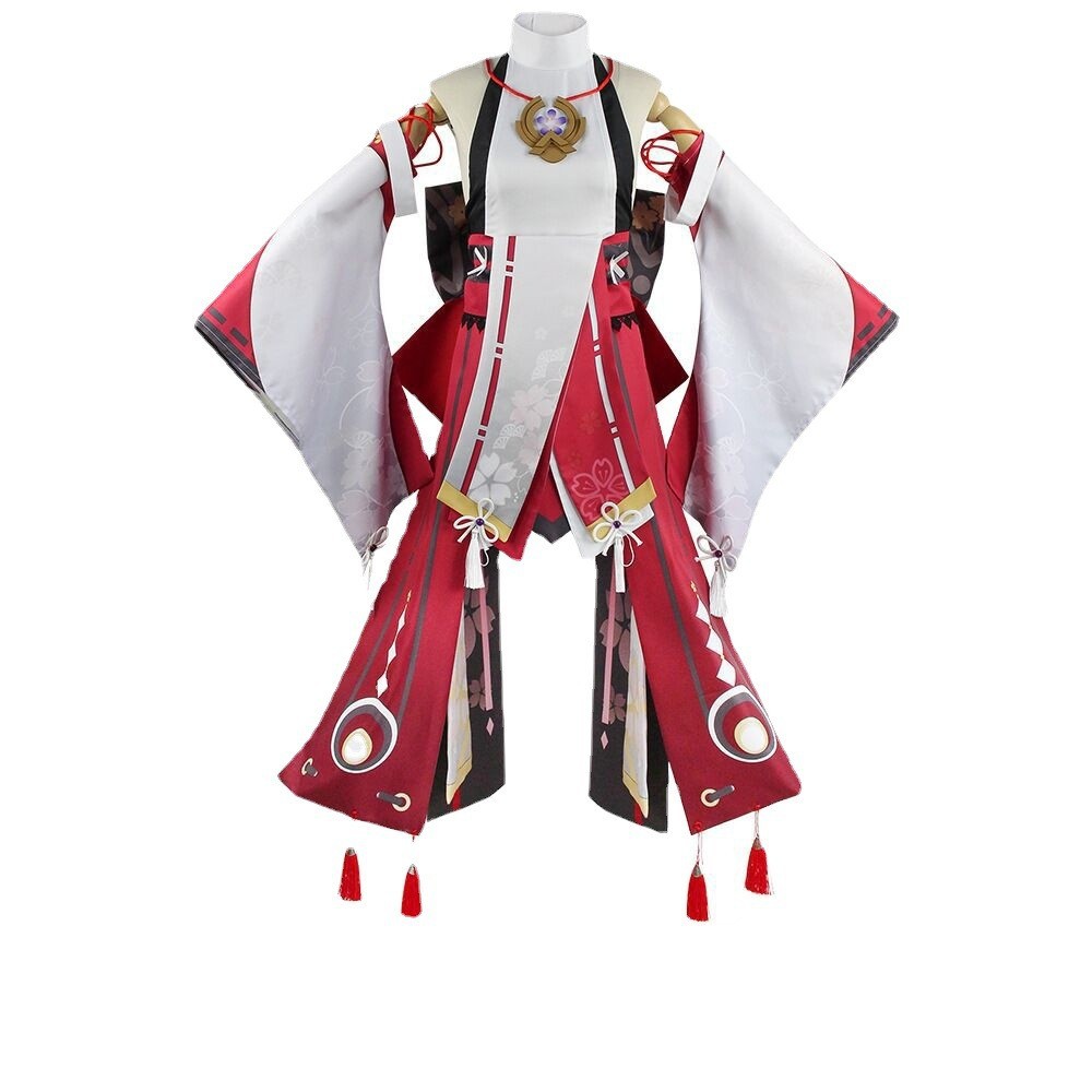 Genshin Impact Yae Miko Guuji Yae Halloween Cosplay Costume