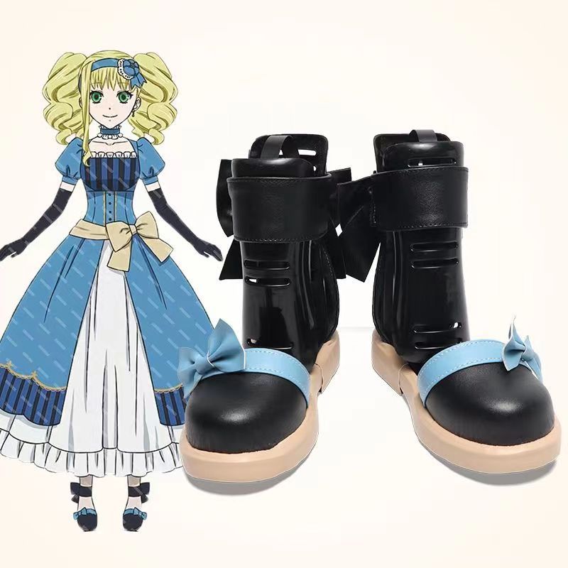 Black Butler Elizabeth Midford Blue Cosplay Costumes