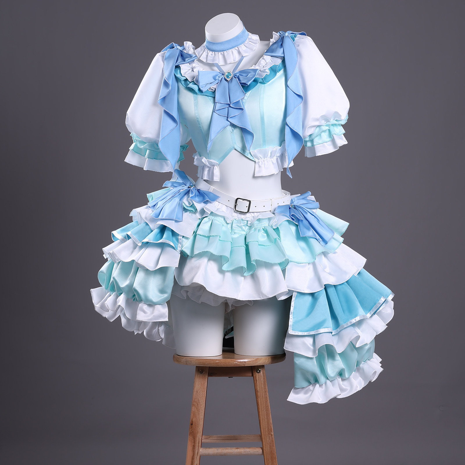 Puella Magi Madoka Magica Sayaka Miki Stage Outfit Cosplay Costumes