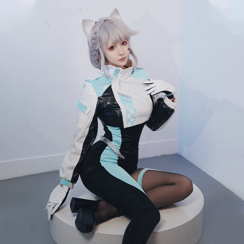 Genshin Impact Lynette Racing Suit Cosplay Costume