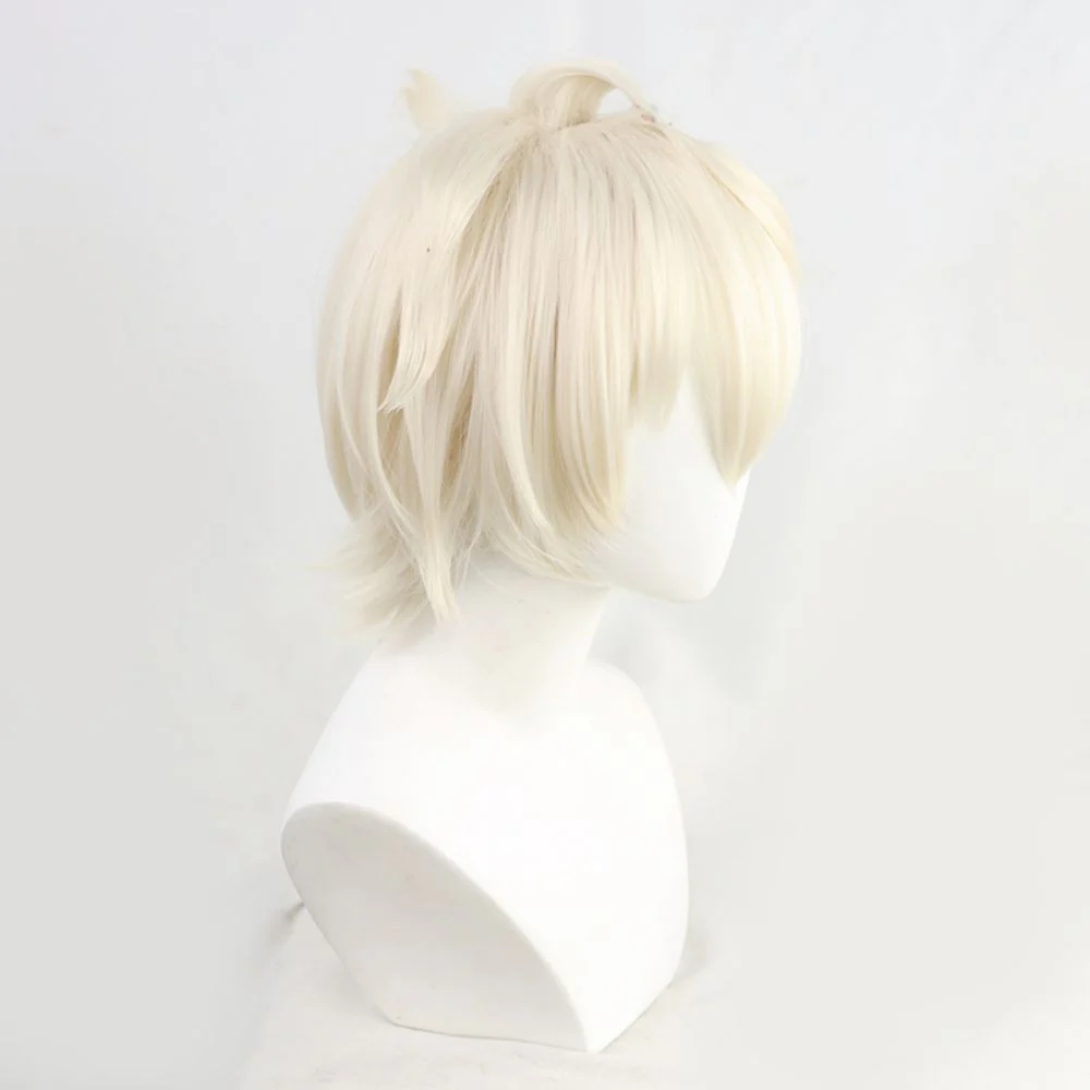 Genshin Impact Bennett White Cosplay Wig