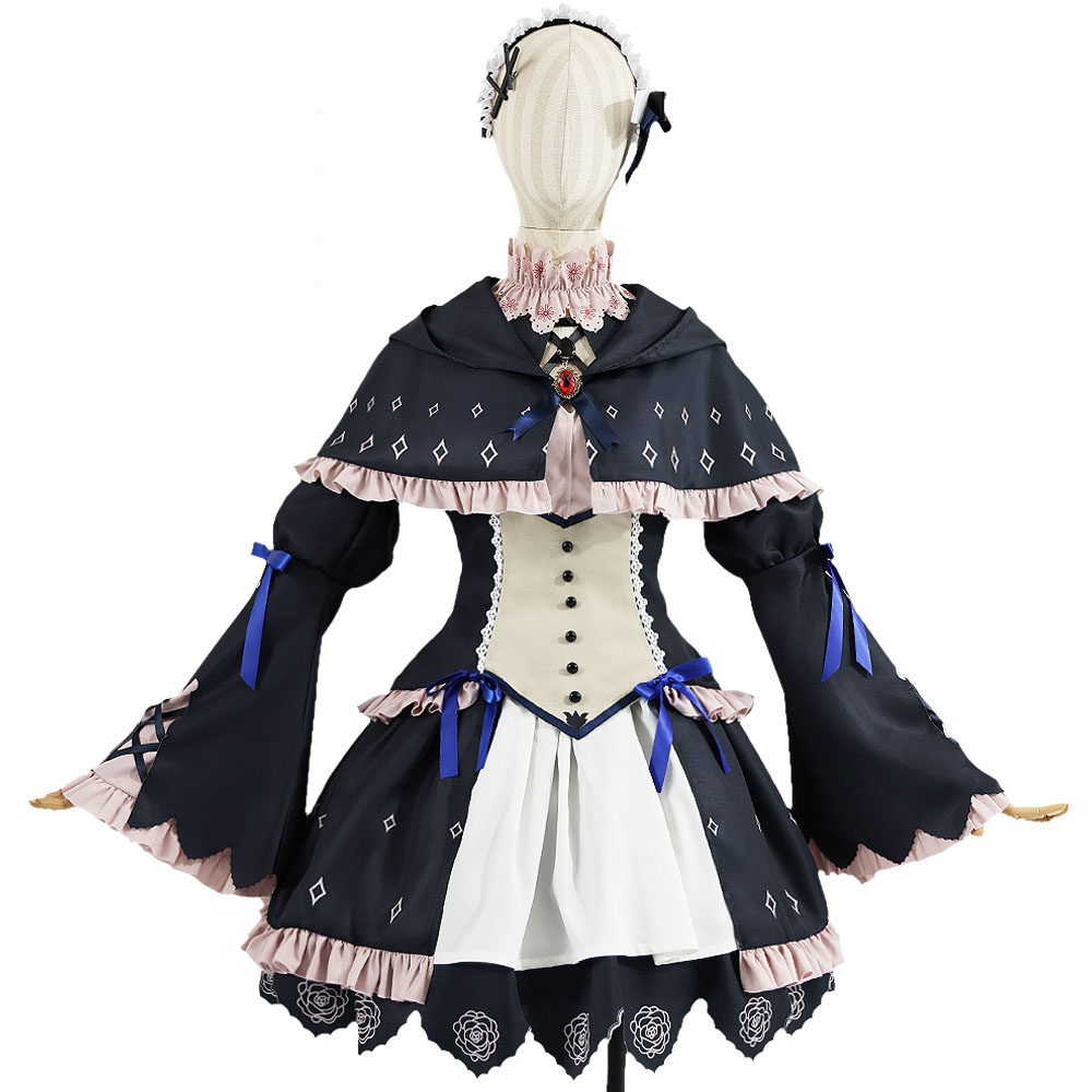 9-nine- Yuuki Noa Evening Dress Ver. Cosplay Costume