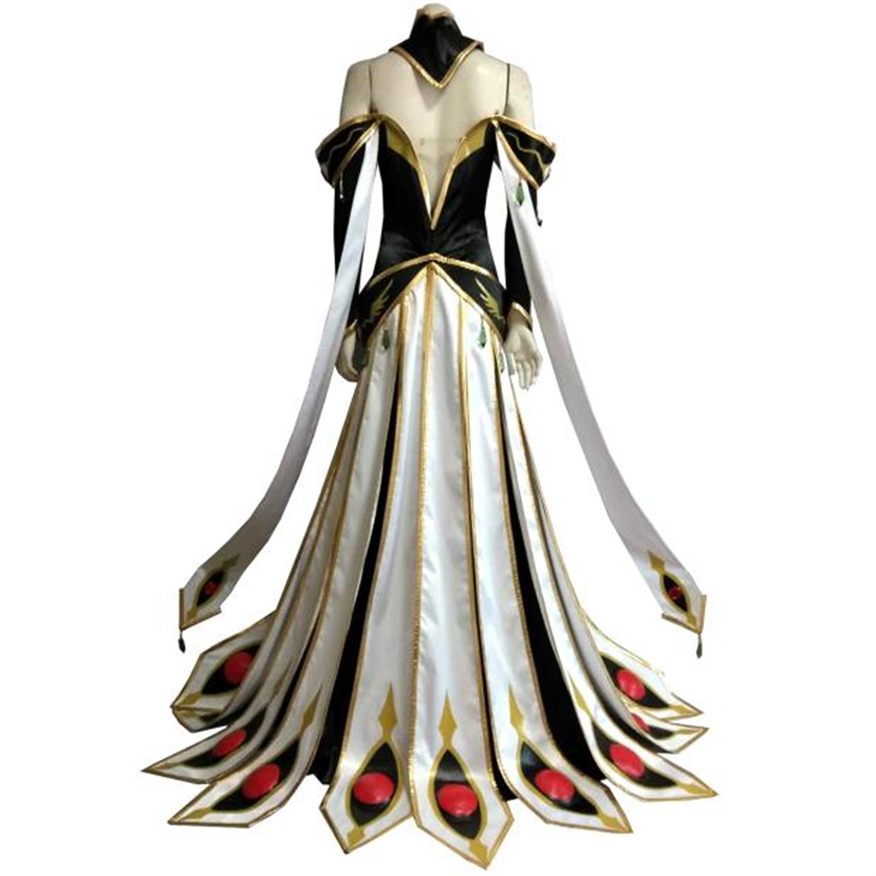 Code Geass C.C. Queen Dress Anime Cosplay Costume