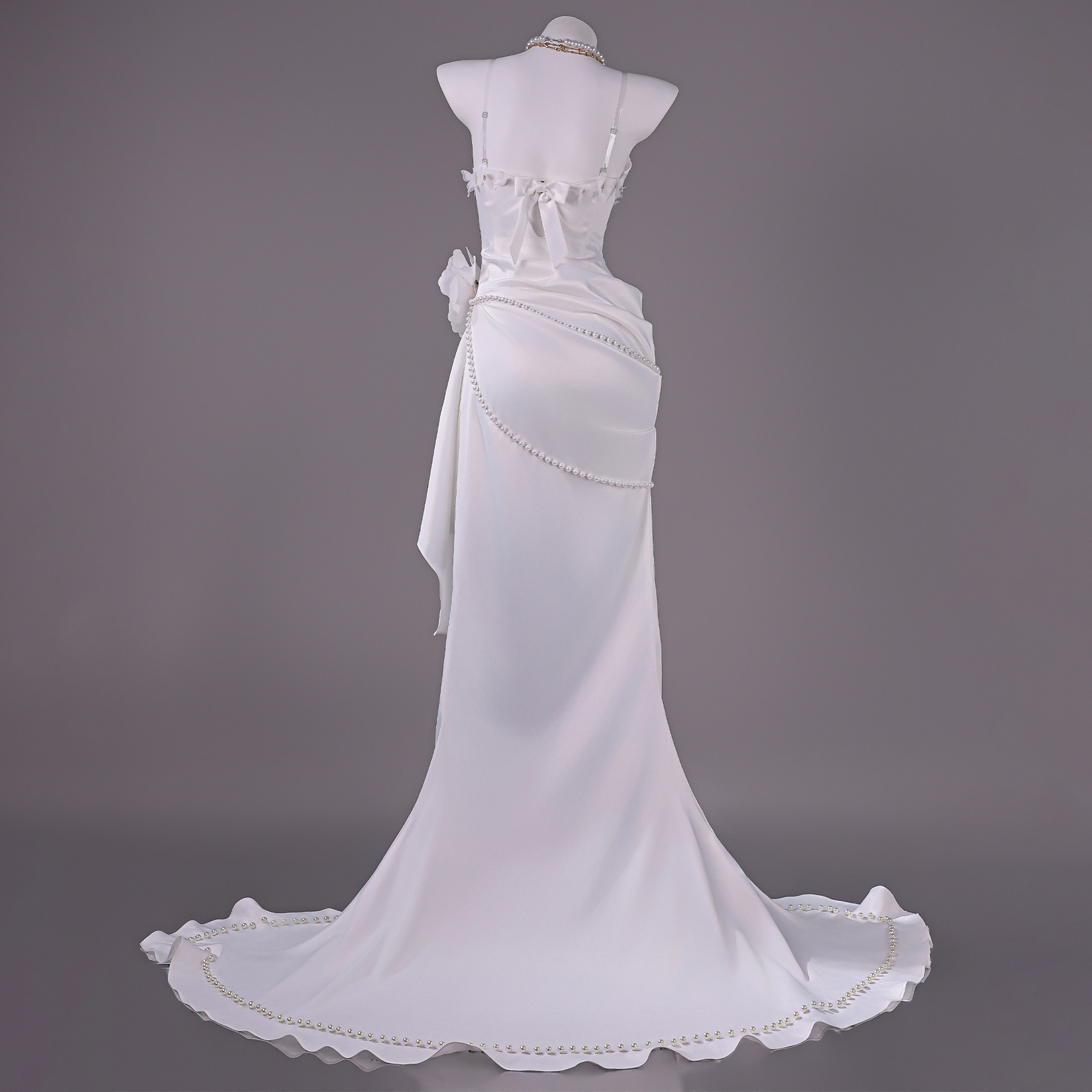 Game Wuthering Waves The Shorekeeper White Cosplay Dress Costumes