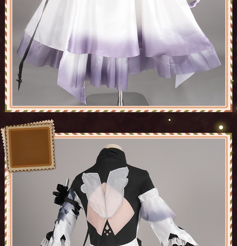 Game Arknights Theresa Cosplay Costume Uniform