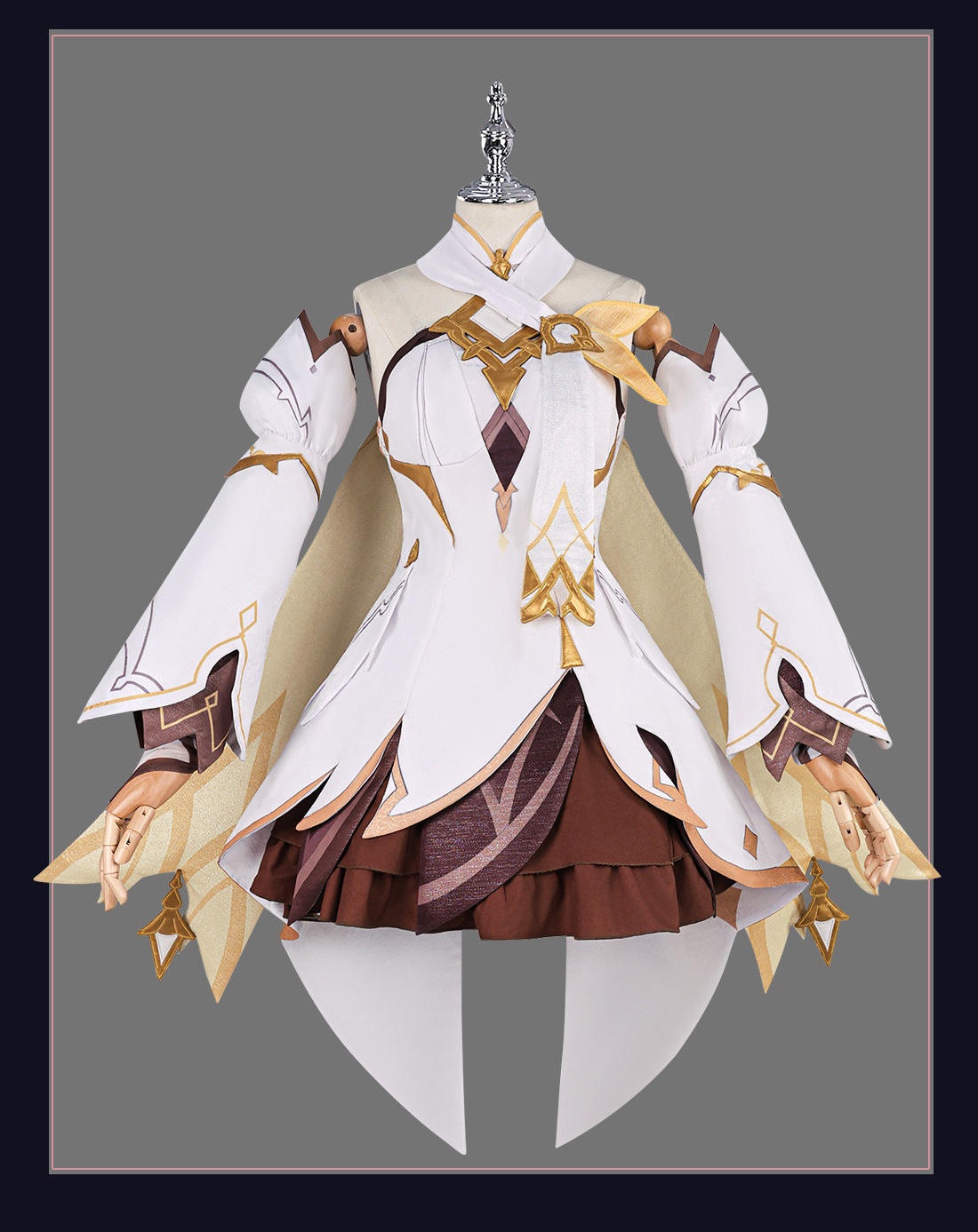 Genshin Impact Aether Traveler Lumine Cosplay Costumes Type B