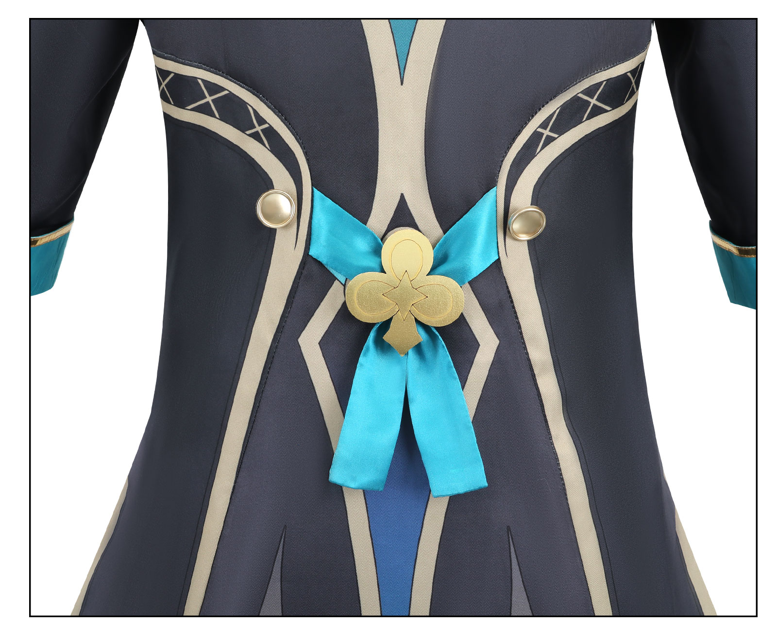 Honkai Star Rail Aventurine Cosplay Costume Carnival Uniform Wig 