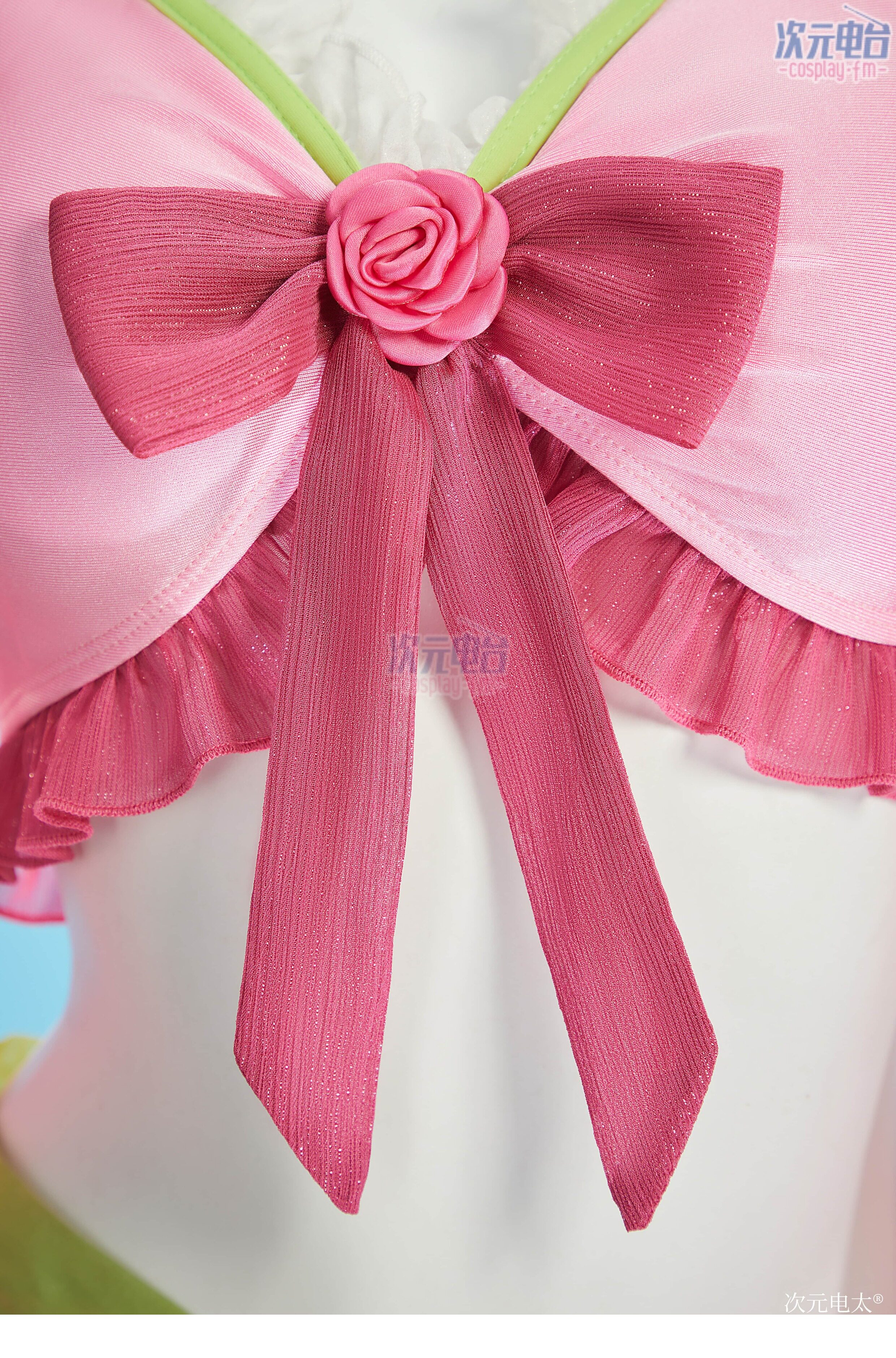 The Apothecary Diaries  Maomao Cosplay Costume Pink Girl Sweet Swimsuit 