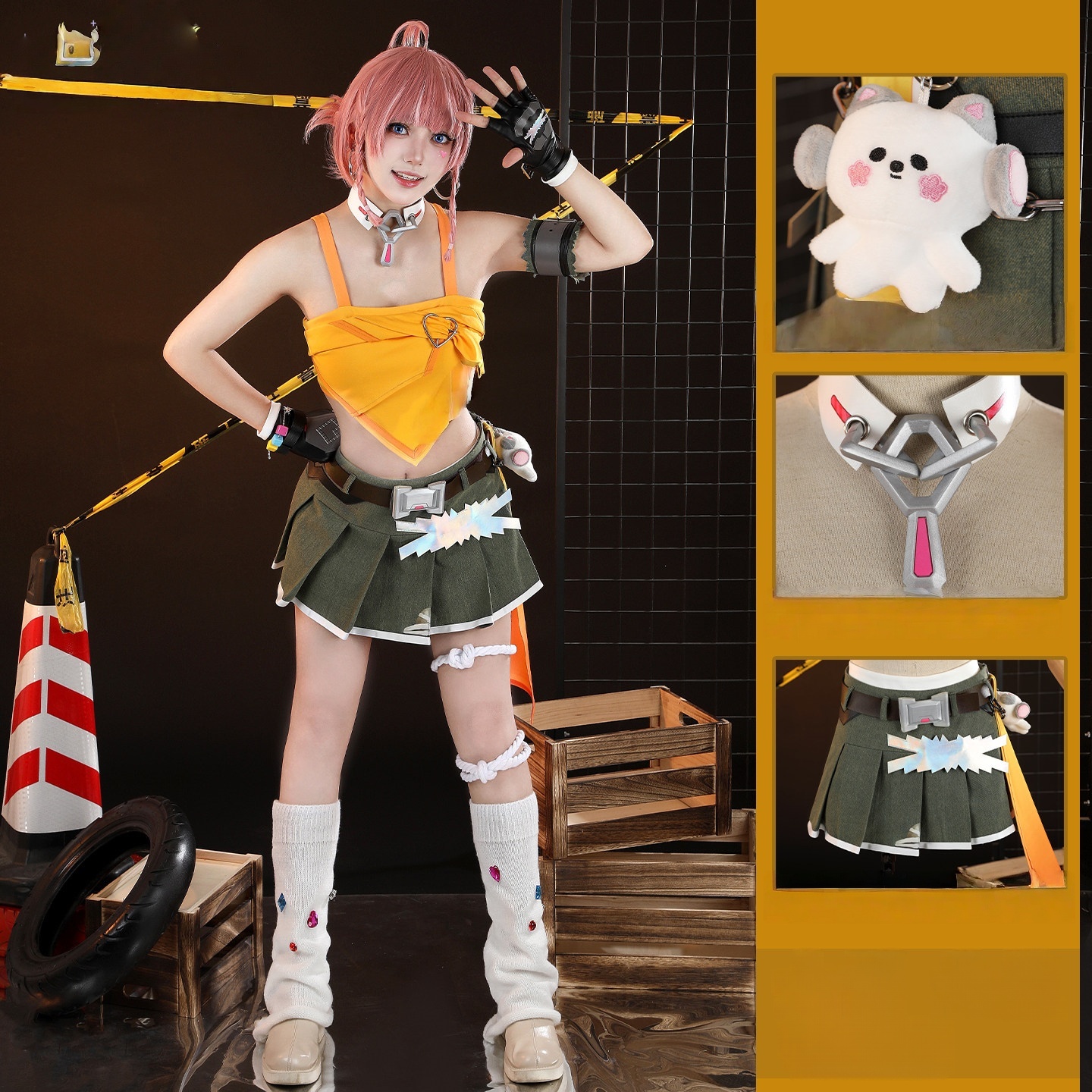 OVERWATCH 2 X LE SSERAFIM FEARLESS Mercy Cosplay Costume