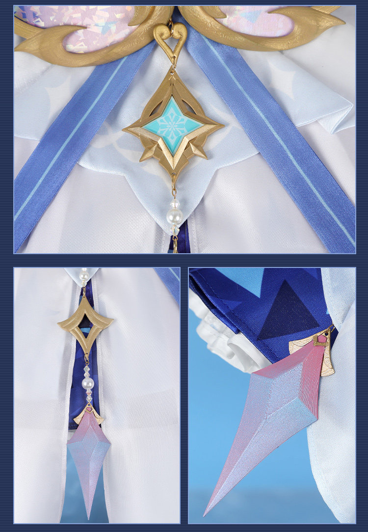 Game Genshin Impact Snezhnaya Odette Cosplay Costumes