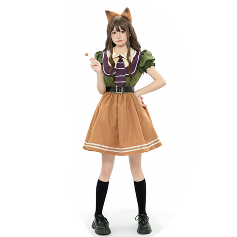 Zootopia Nicholas P. Wilde Fox Nick Cosplay Costume Dress