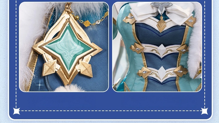 Game Genshin Impact Vesna Cosplay Costume Snezhnaya Druzhna 