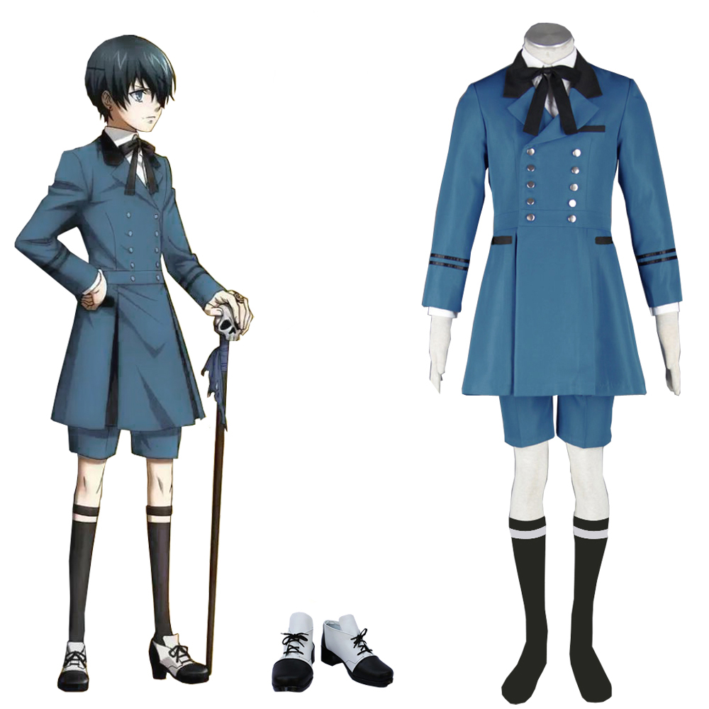 Anime Black Butler Ciel Phantomhive Cosplay Costume