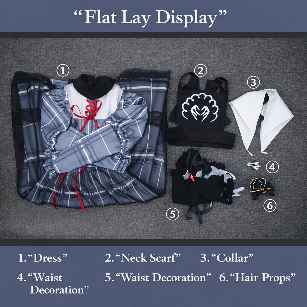 Path to Nowhere‌ Rumina Cosplay Costume Sweet Maid Dress