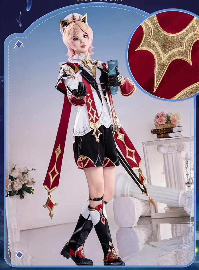 Genshin Impact Dahlia Men Cosplay Costume Cos Game Anime Party Uniform Hallowen Play Role Clothes Clothing