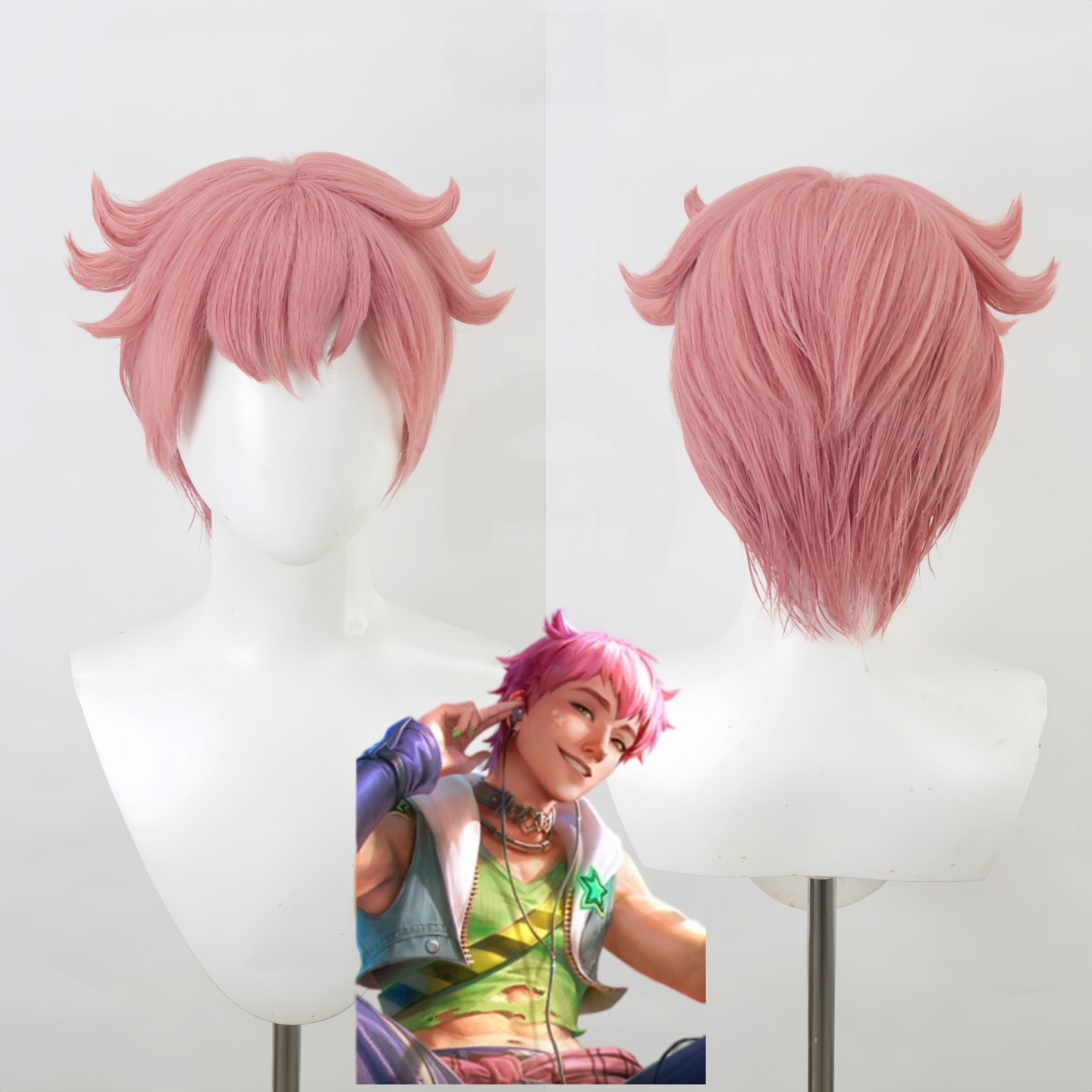 League of Legends LOL HEARTSTEEL Ezreal Cosplay Wig