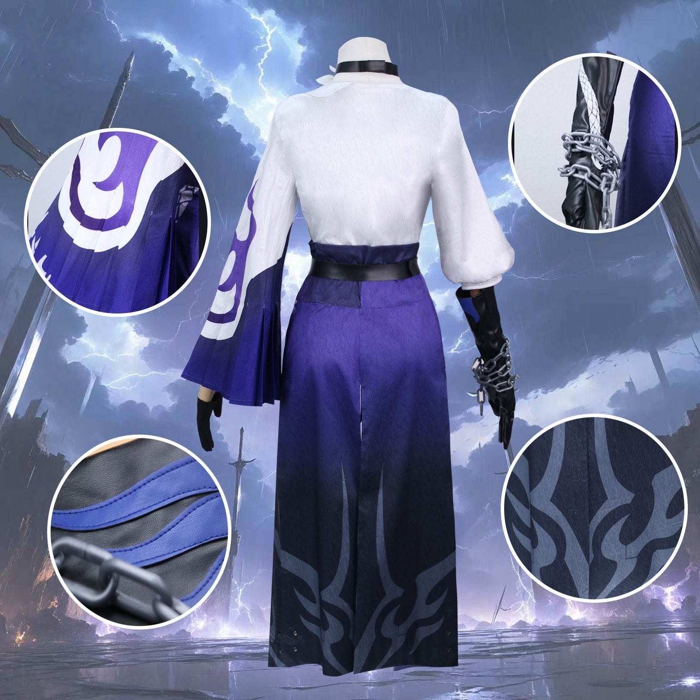 Honkai Star Rail Little Cat Acheron Cosplay Costume