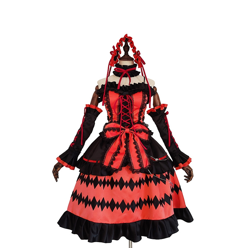 Date A Live Tokisaki Kurumi Nightmare Cosplay Costume