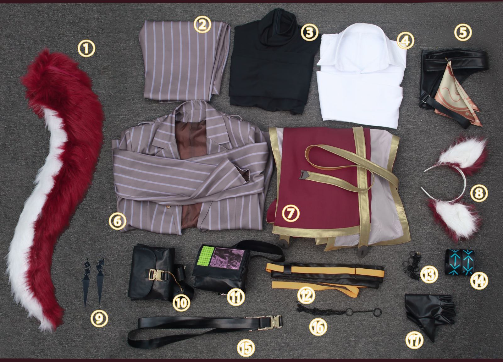 Arknights Bellone Cosplay Costume 