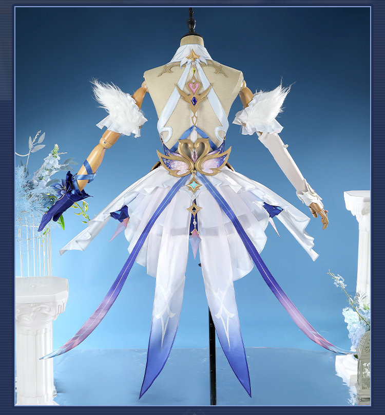 Game Genshin Impact Snezhnaya Odette Cosplay Costumes