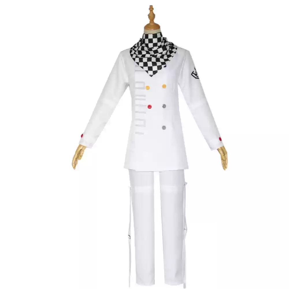 Anime Dangarompa V3 Cosplay Kokichi Oma Cloak Suit Halloween Party Costume