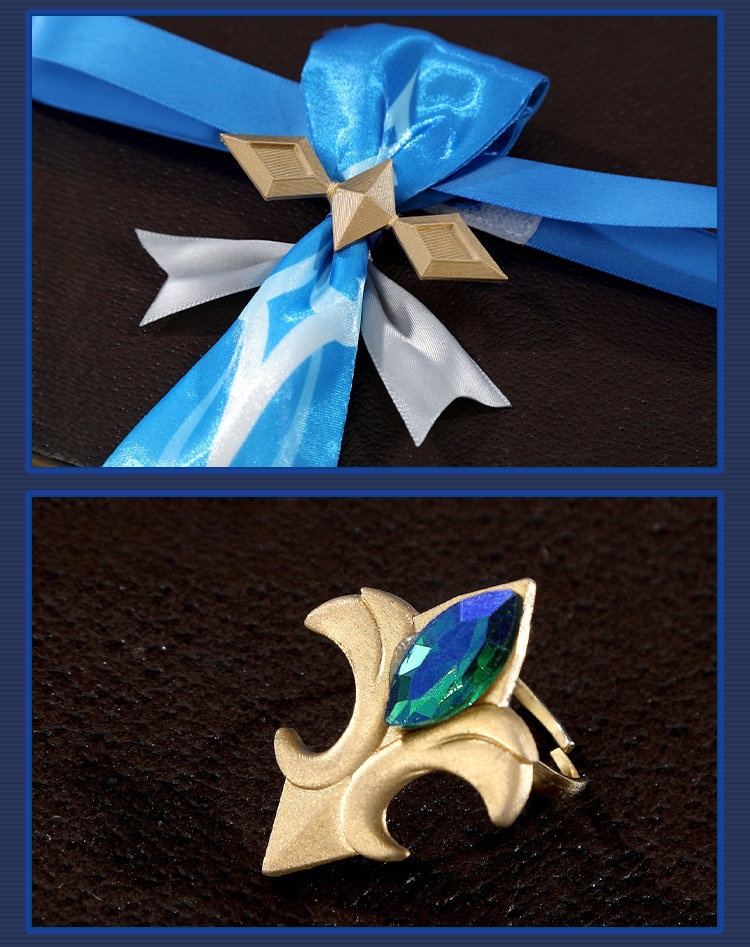 Genshin Impact Neuvillette Cosplay Costume
