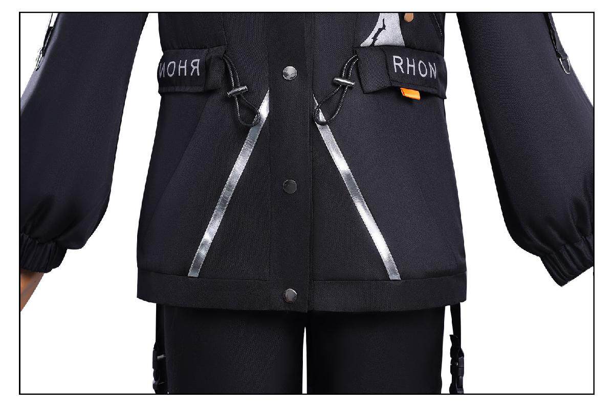 Arknights Togawa Sakiko Cosplay Costume Black Suit 