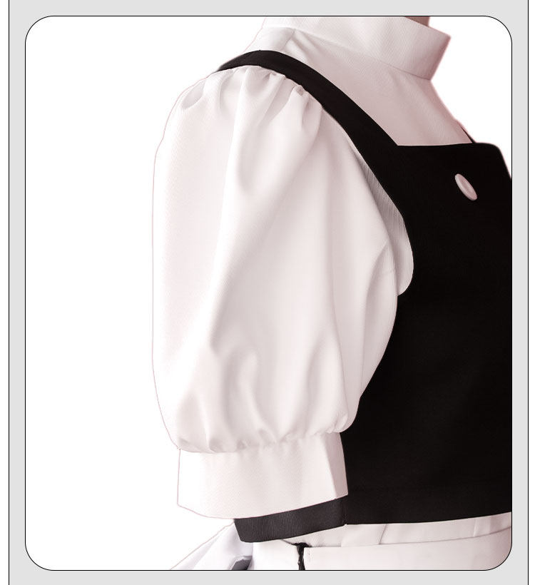 TouHou Project Kirisame Marisa Maid Dress Cosplay Costume Hat Uniform