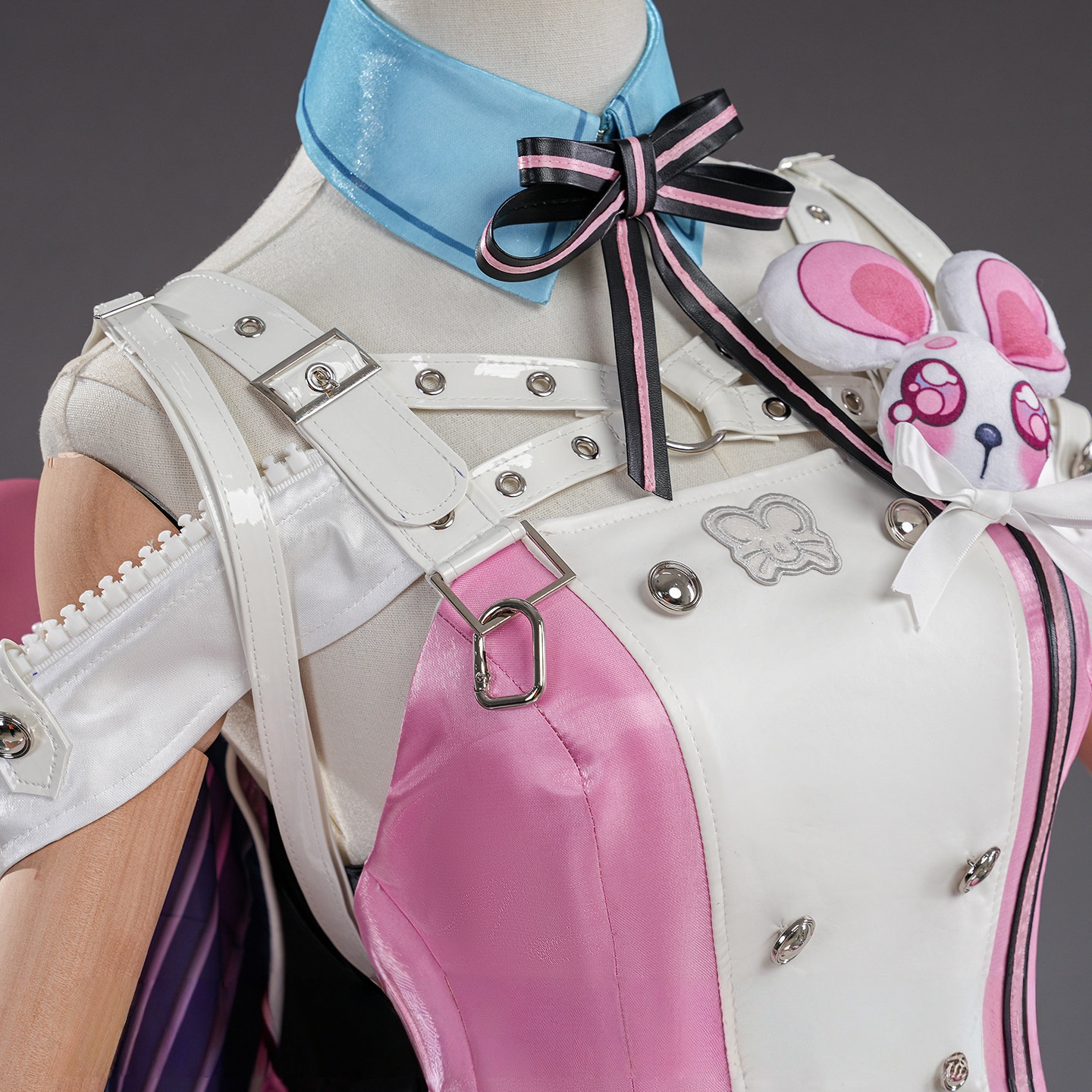Neverness To Everness XiaoZhi Same Style Cosplay Costume Pink Dress