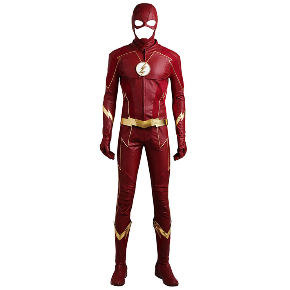 DC Movie The Flash Cosplay Costumes Shoes Barry Allen Cosplay Suit 