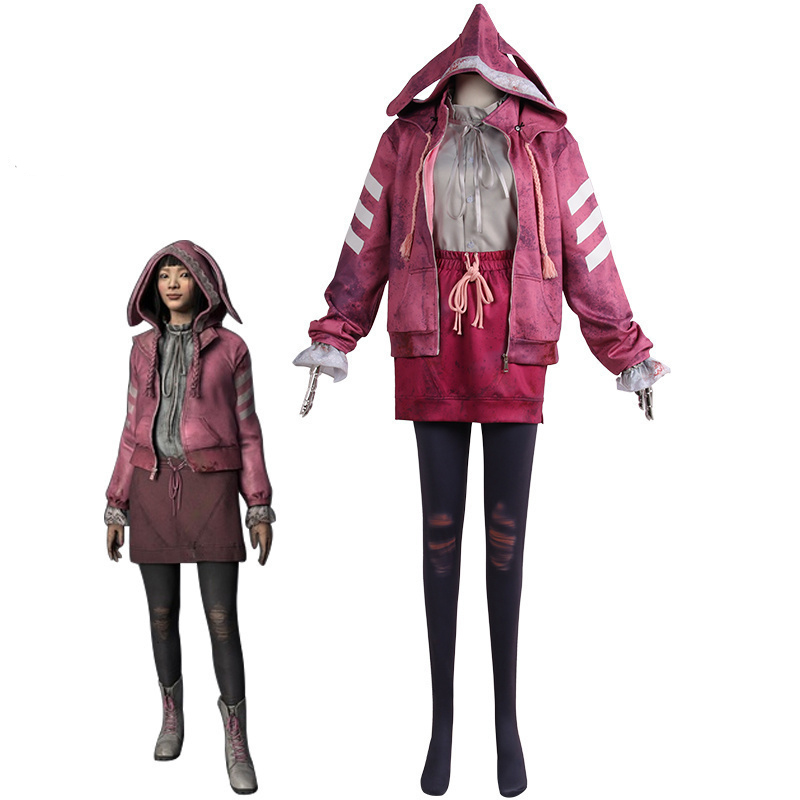 Dead by Daylight Pink Bunny Feng Min Halloween Cosplay Costume