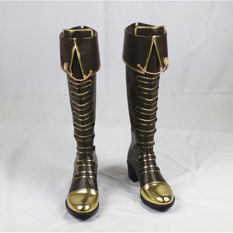 BanG Dream! Roselia Lofty Ambitions Minato Yukina Brown Shoes Cosplay Boots