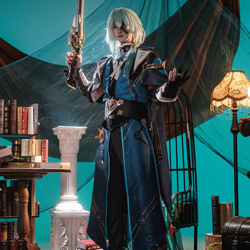 Game Honkai Star Rail Anaxa Cosplay Costume Uniforms Halloween Party Play