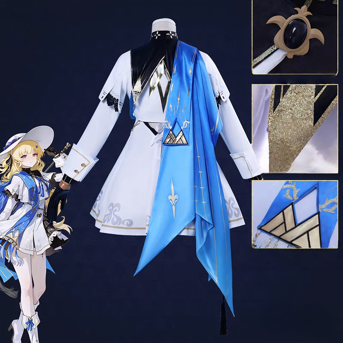 Wuthering Waves Phoebe Cosplay Costume Dress 