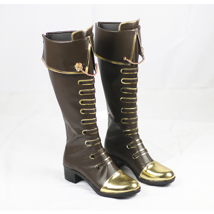 BanG Dream! Roselia Lofty Ambitions Minato Yukina Brown Shoes Cosplay Boots