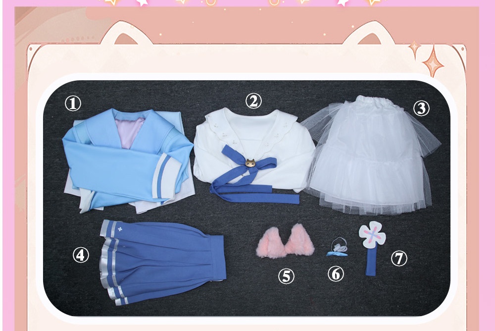  Honkai Star Rail March 7th Little Cat Cosplay Costume