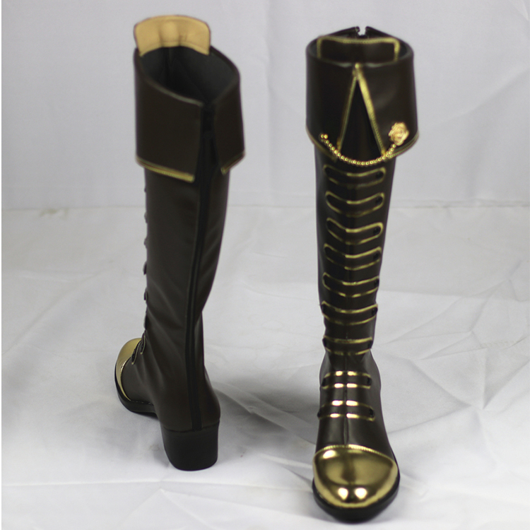 BanG Dream! Roselia Lofty Ambitions Minato Yukina Brown Shoes Cosplay Boots