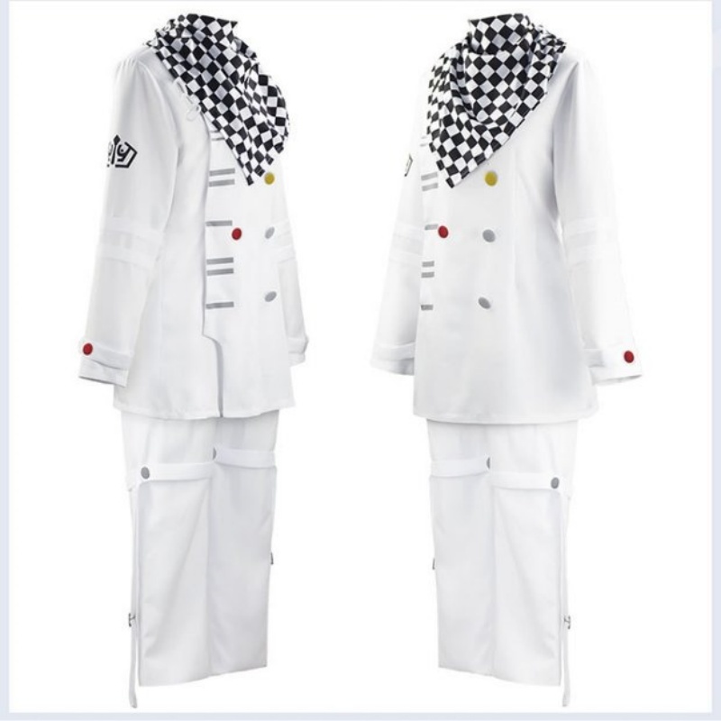 Anime Dangarompa V3 Cosplay Kokichi Oma Cloak Suit Halloween Party Costume