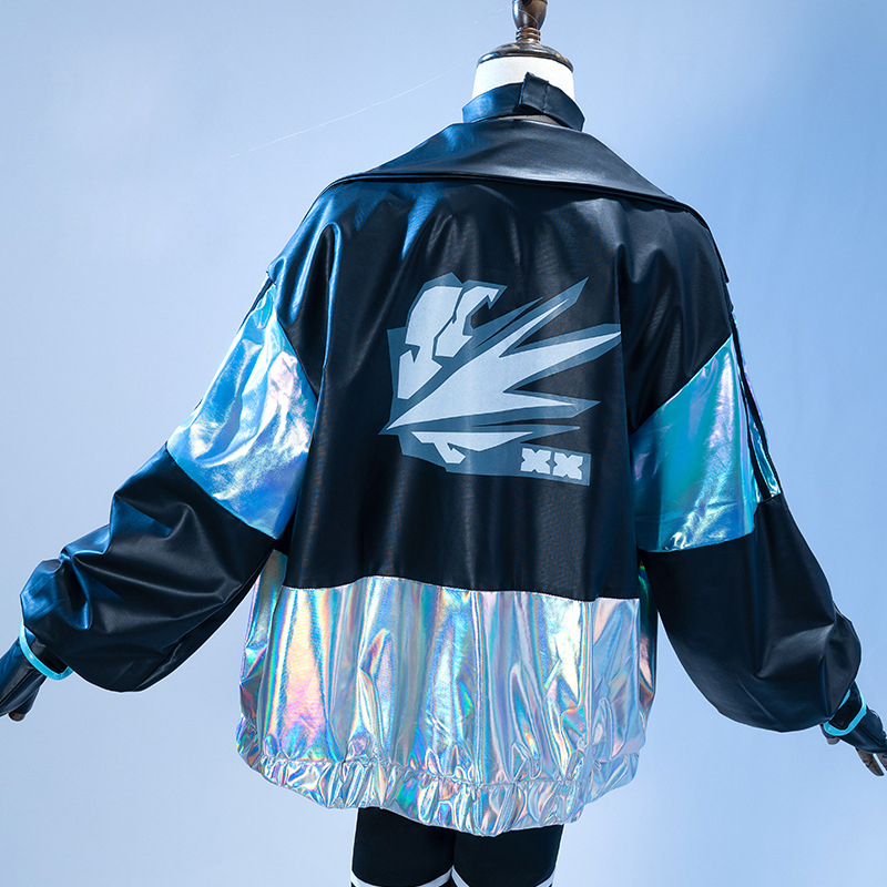 Valorant Jett Cyberpunk Cosplay Costume
