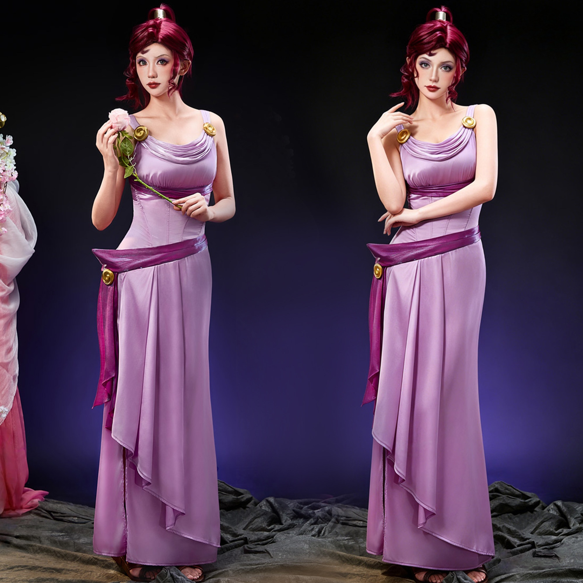 Megara Meg Princess Clothes Cosplay Costume 