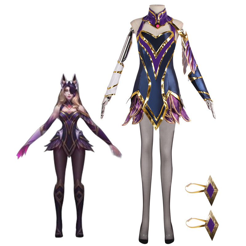 League of Legends LOL Coven Ahri Cosplay Shoes 