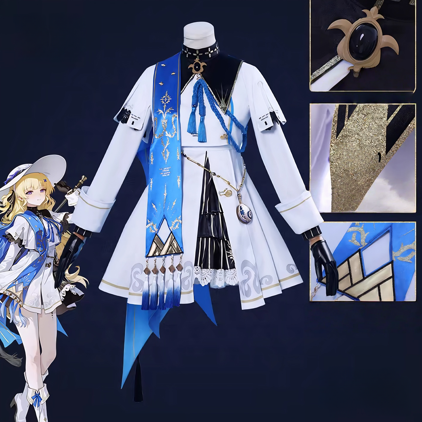 Wuthering Waves Phoebe Cosplay Costume Dress 