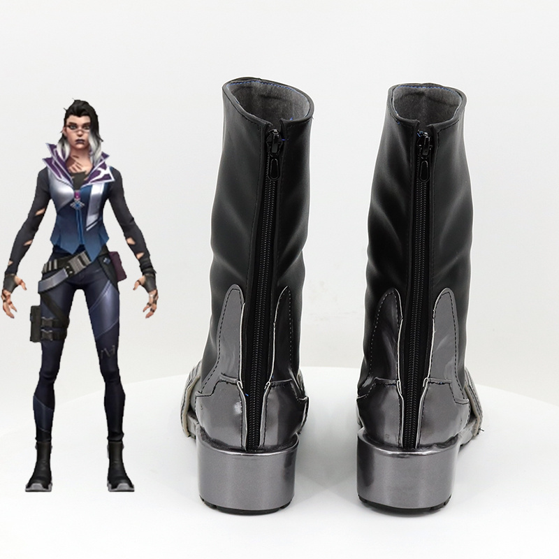  Valorant Fade Black Cosplay Shoes