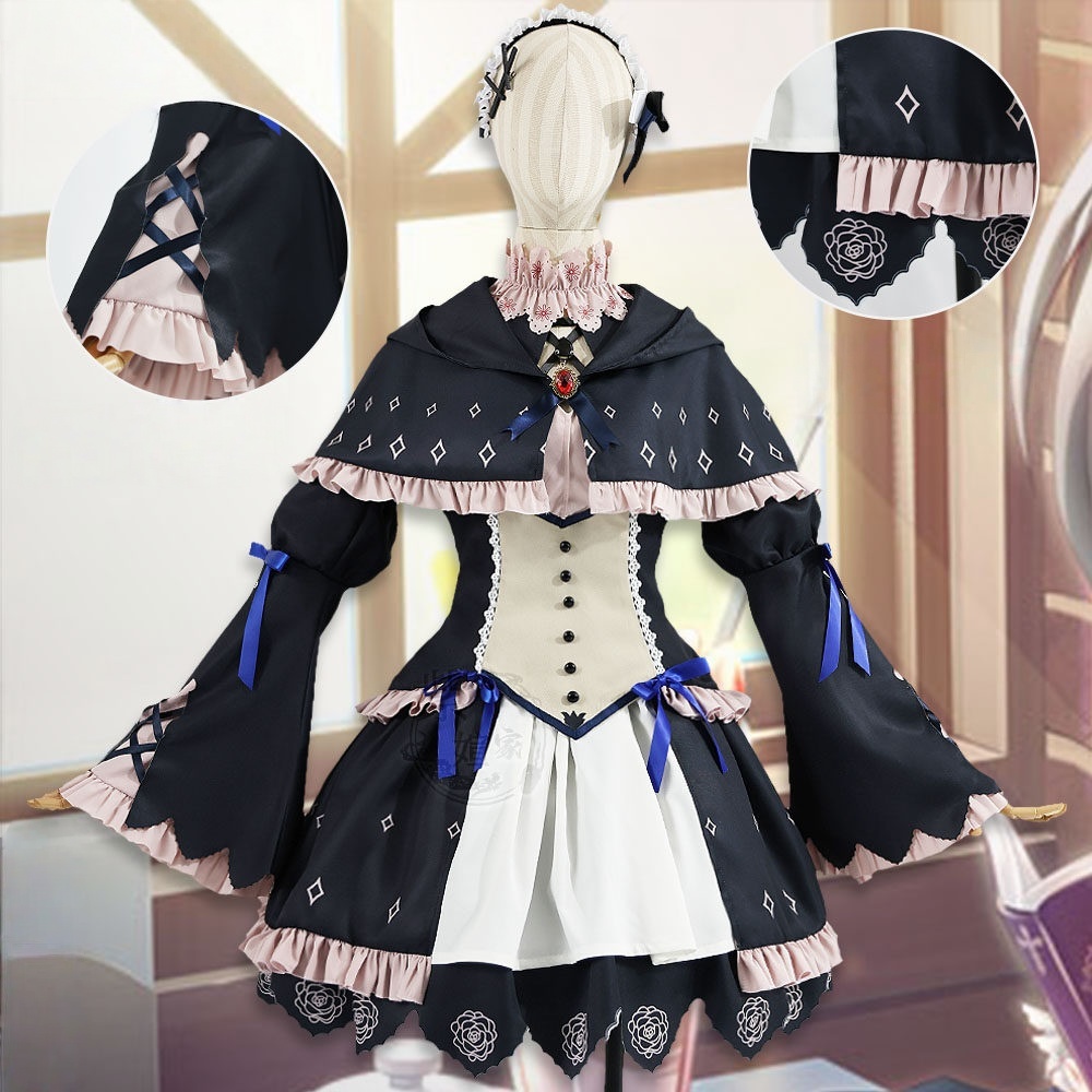 9-nine- Yuuki Noa Evening Dress Ver. Cosplay Costume
