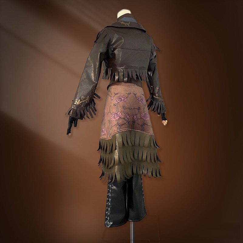 Game Identity V Barmaid Black Rose Cosplay Costume
