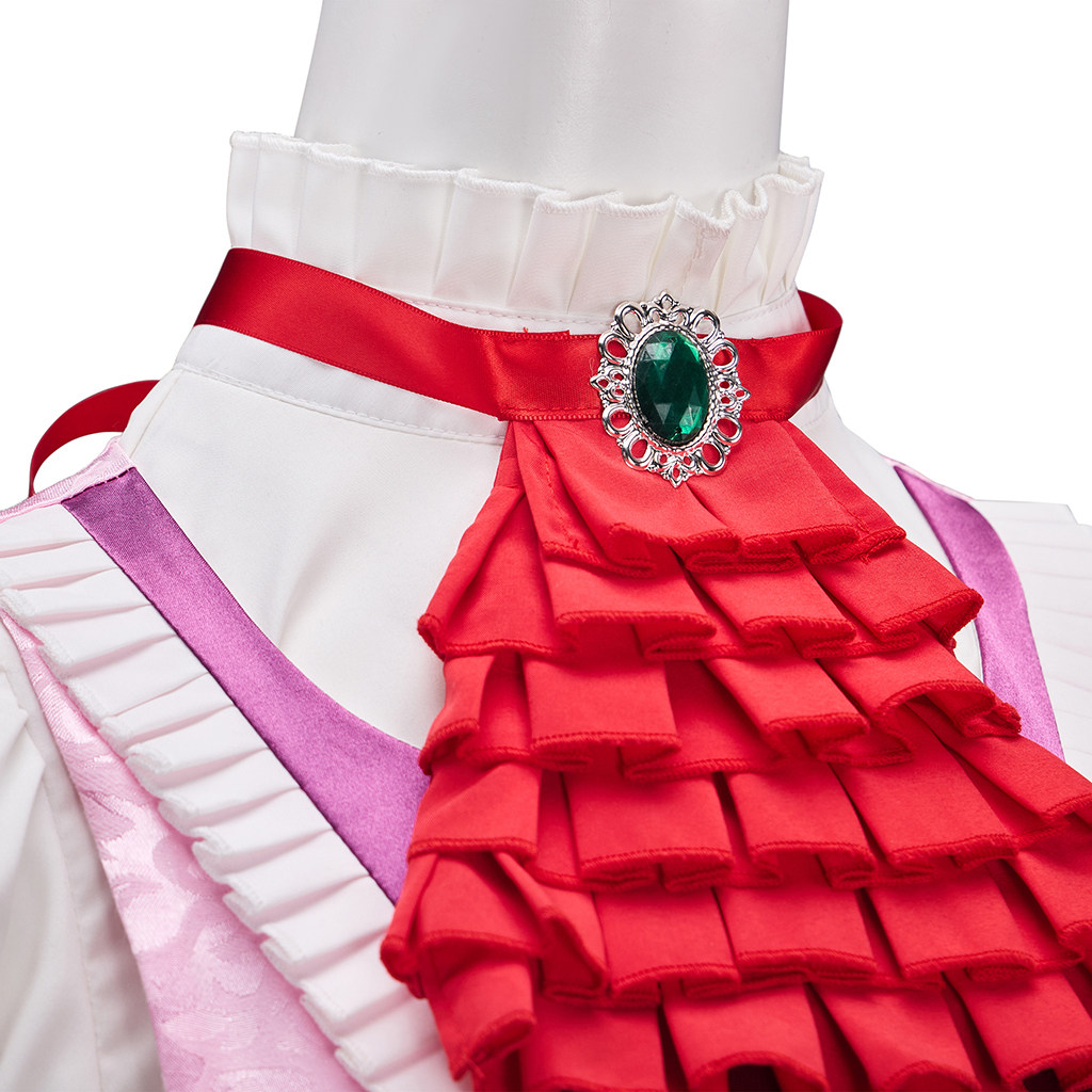 Fighting Heiress Lili Cosplay Costume Pink Dress