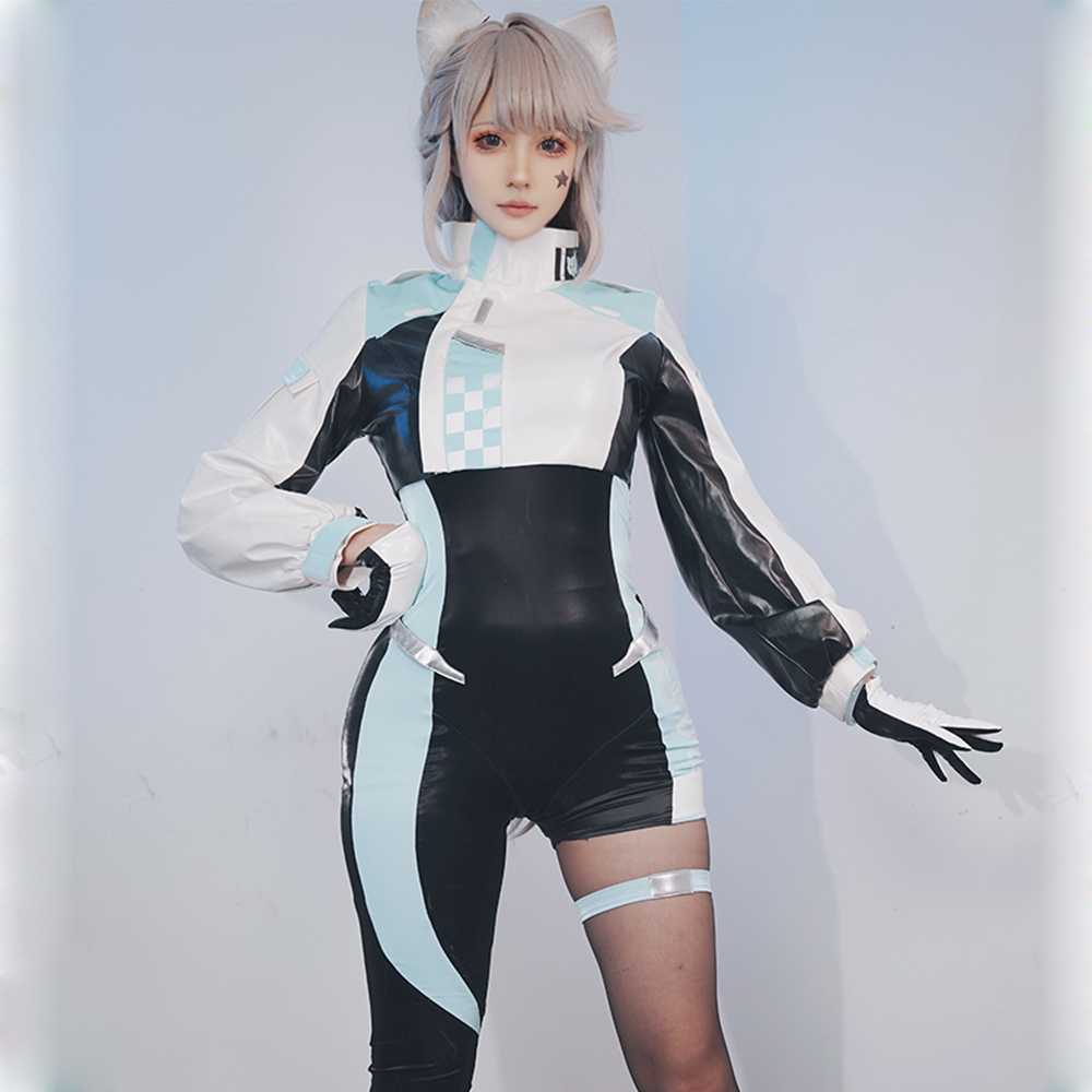 Genshin Impact Lynette Racing Suit Cosplay Costume