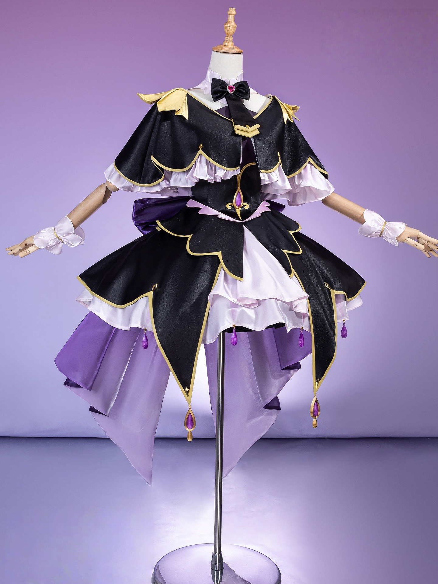 Moria Ruruka Star Detective Precure! Cosplay Costume Cure Moria Ruruka Elegant Dress Uniform Halloween Party Lolita Outfit