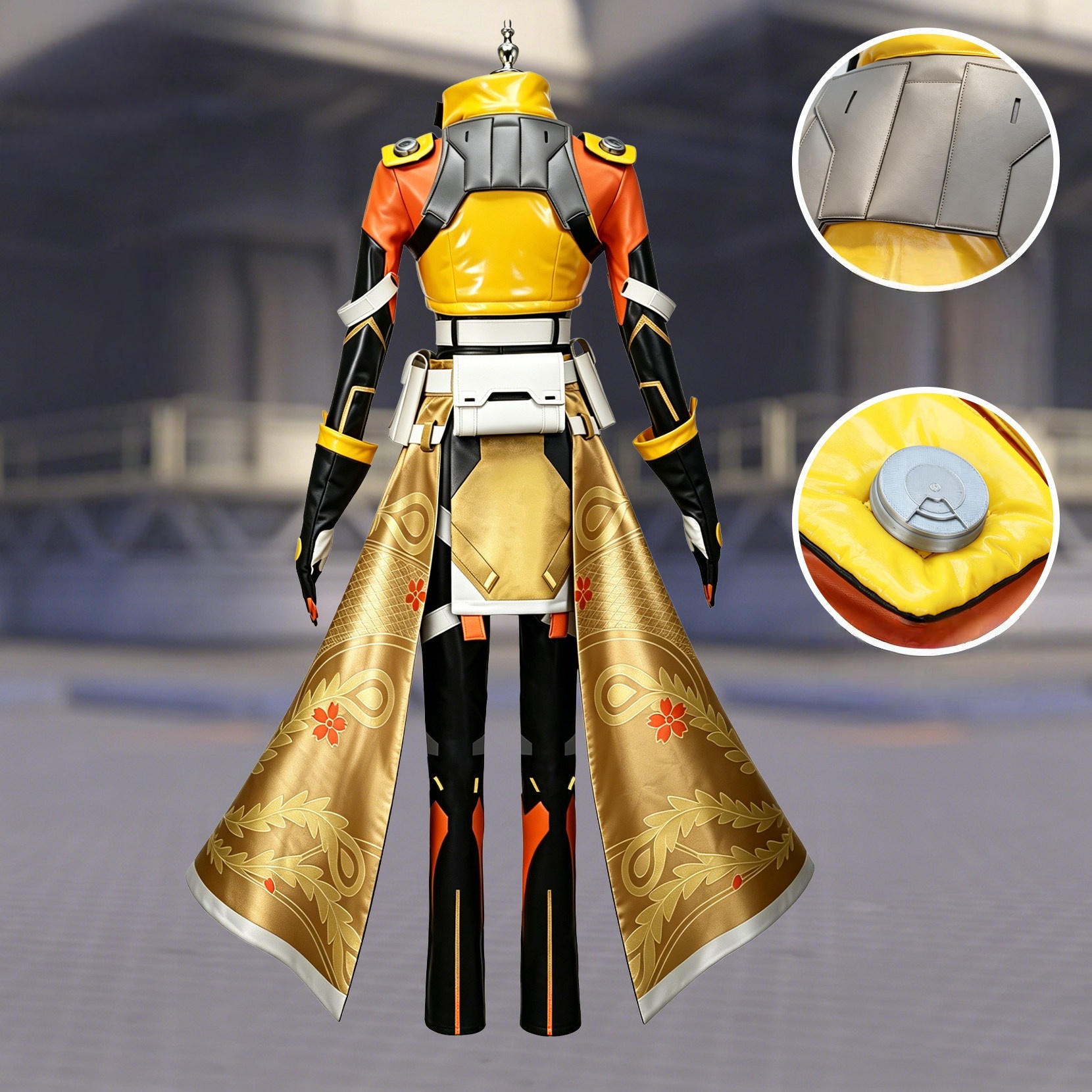  Overwatch Kiriko Undead Firebird Cosplay Costume 