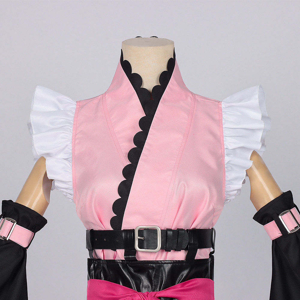 Cosmic Princess Kaguya!Noi Komazawa Cosplay Costume Pink Kimono Women Halloween Carnival Party 